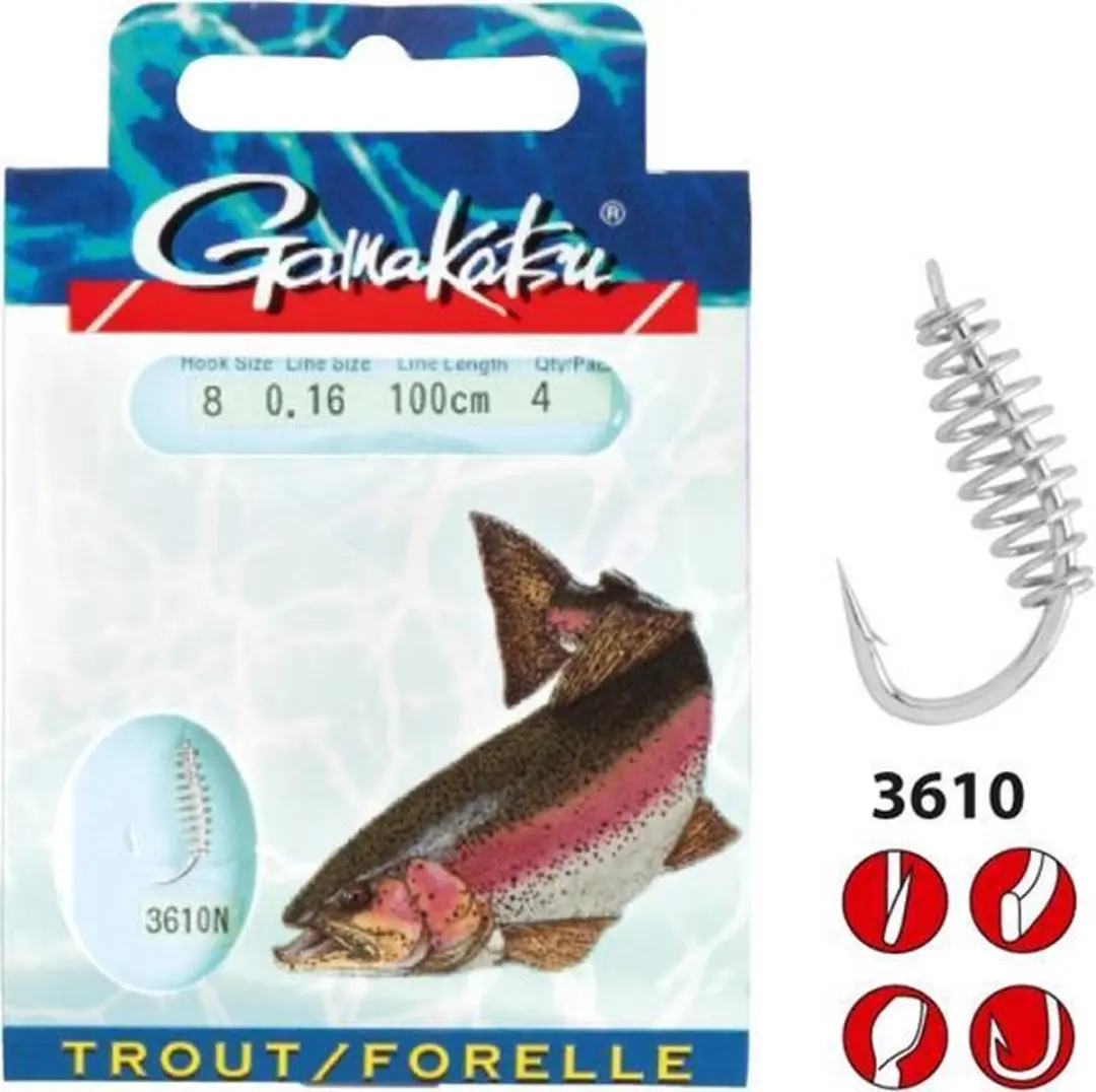 Gamakatsu Forel 3610N Trout Spiral