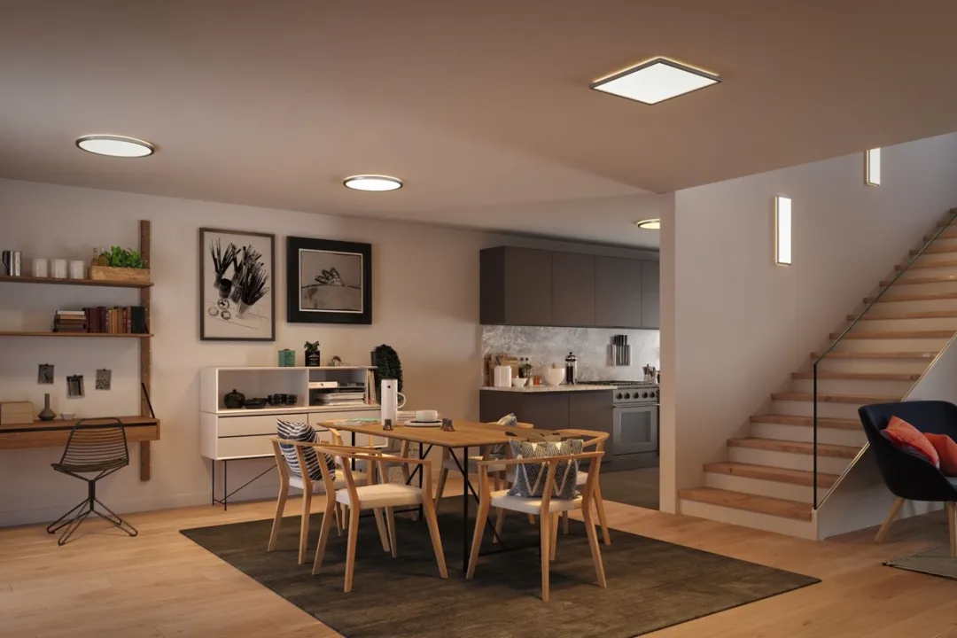 Paulmann Atria Shine LED-paneel 22W 1800lm 3000K - Chroom mat