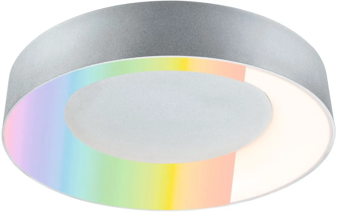 Paulmann Casca LED Plafondlamp Zigbee 3.0 RGBW+ 1750lm - Alu mat