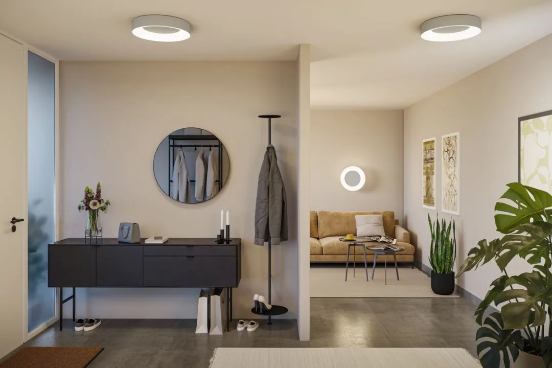 Paulmann Casca LED Plafondlamp Zigbee 3.0 RGBW+ 1750lm - Alu mat