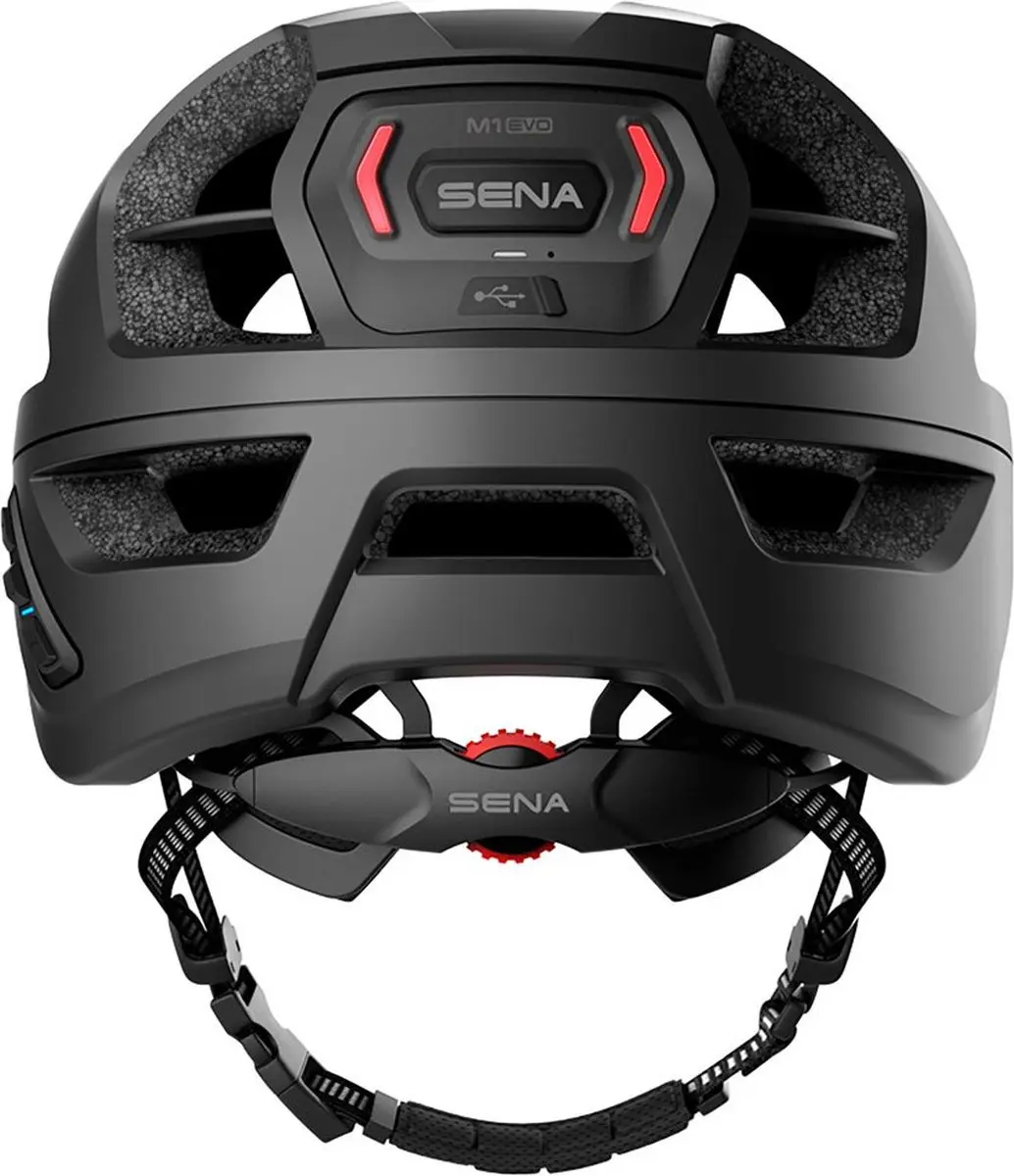 Sena M1 EVO Smart MTB helm mat zwart maat L