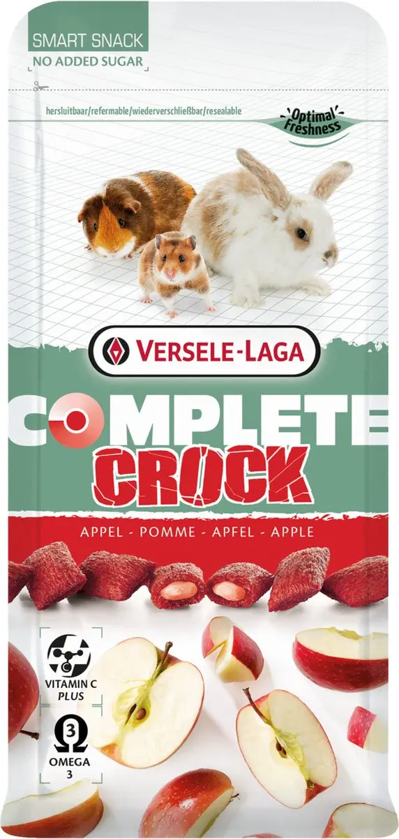 Versele-Laga Complete Crock Appel Knaagdiersnack