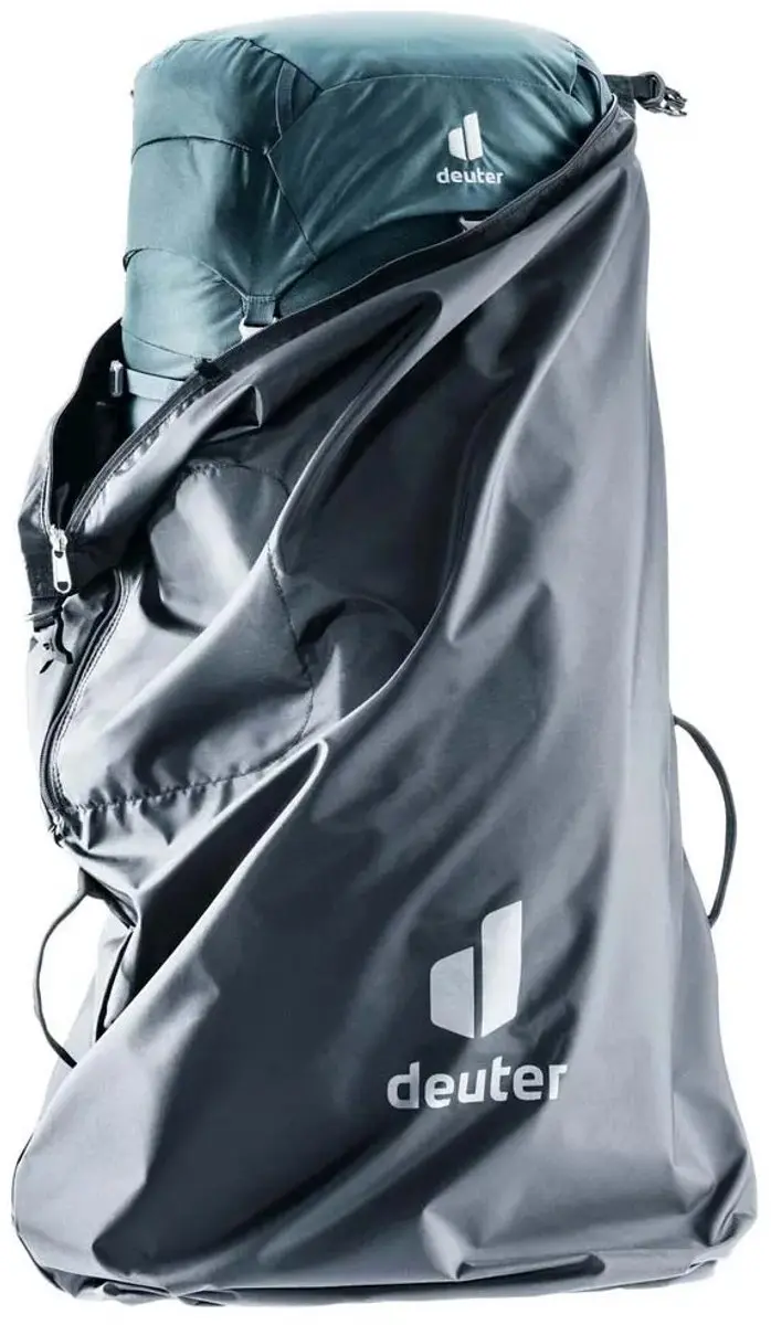 Deuter Flight Cover 40-60 Transporthoes - Zwart - afbeelding 4 van 5