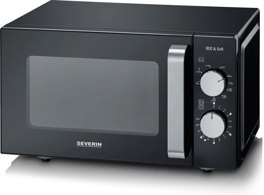 Severin MW 7762 2 Magnetron met Grill 800W - 20L - Zwart