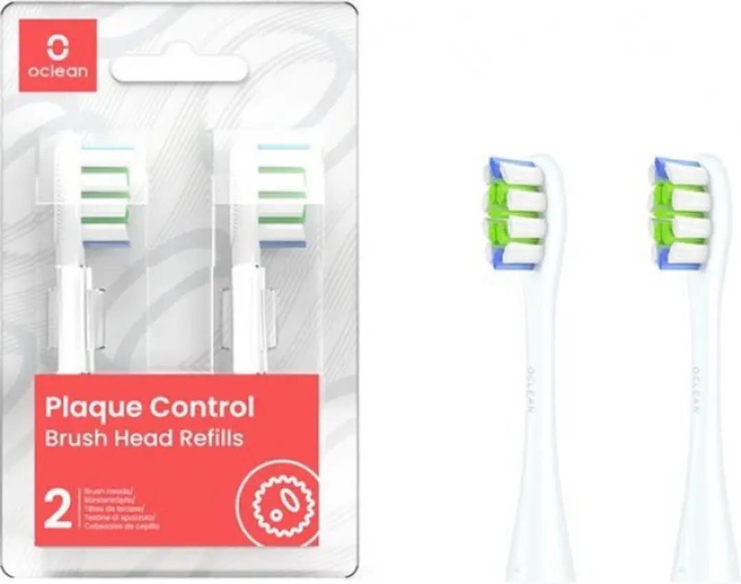 Oclean P1C1 W02 Opzetborstels - 2 stuks - Wit - afbeelding 4 van 4