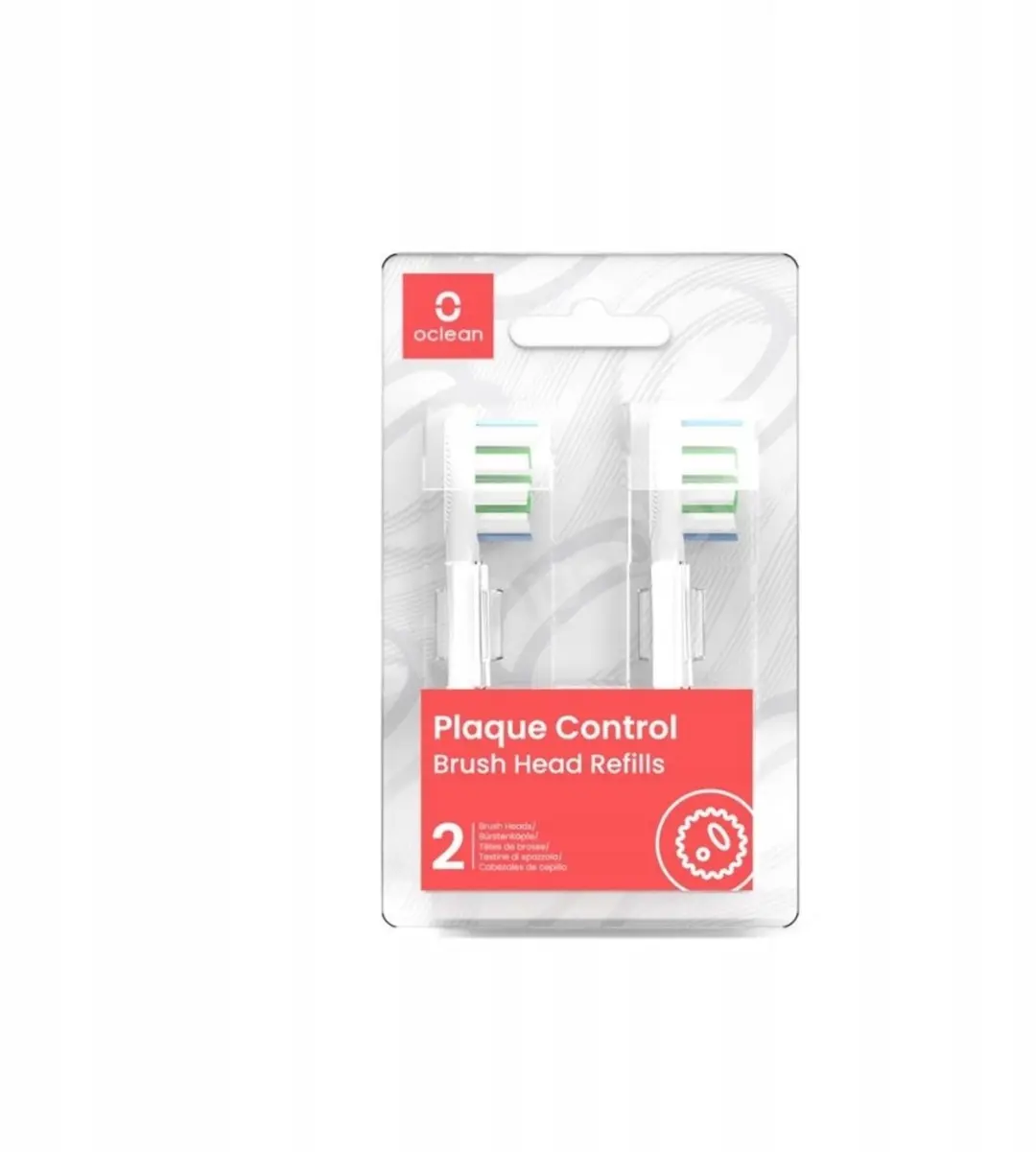 Oclean P1C1 W02 Opzetborstels - 2 stuks - Wit - afbeelding 3 van 4