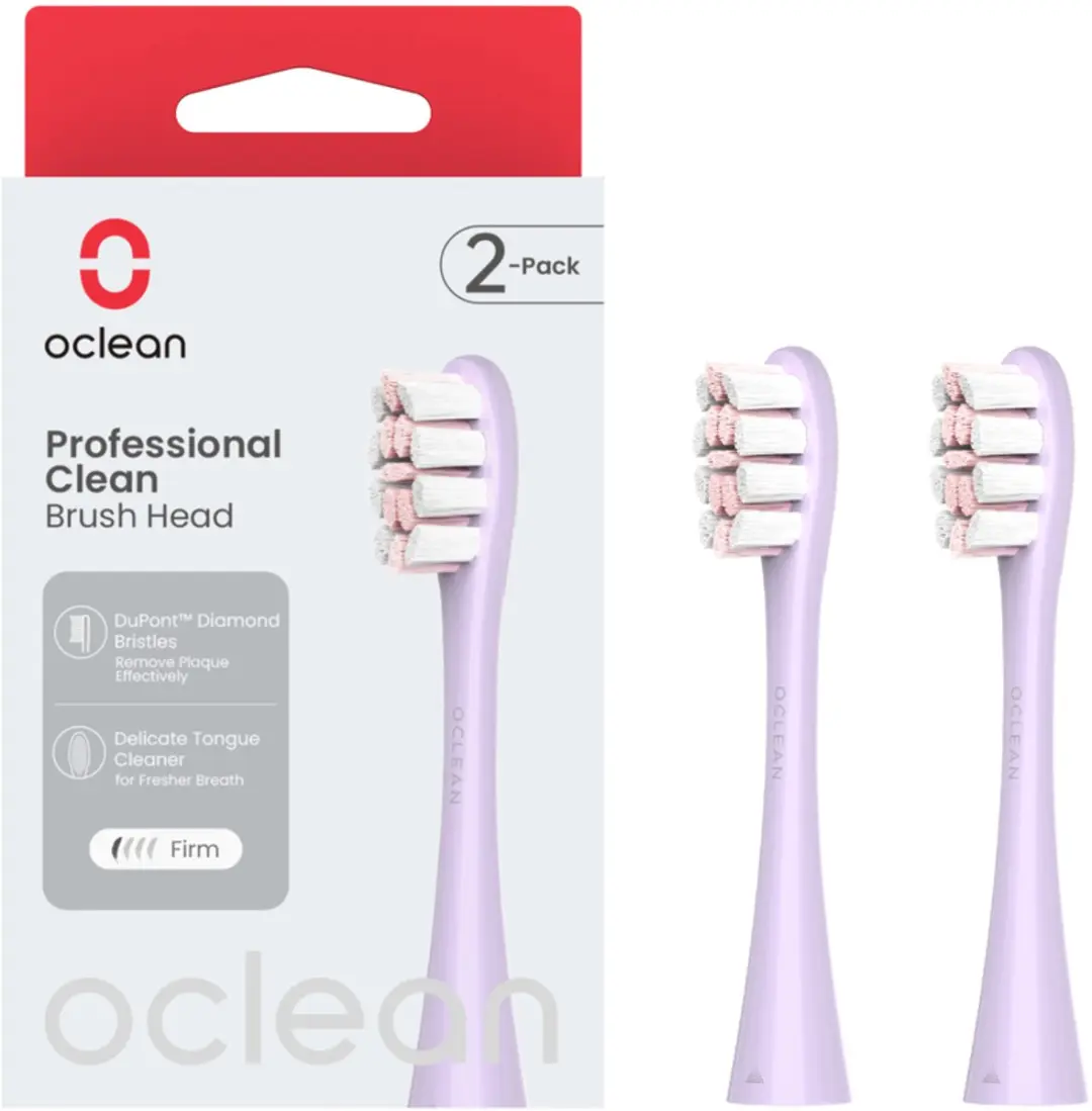 Oclean Prof. Clean Opzetborstels 04.04.1088 - Paars, 2x - afbeelding 3 van 3