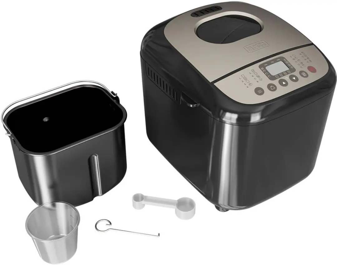 Black+Decker BXBM600E Broodbakmachine - 600W - Zwart - afbeelding 4 van 6