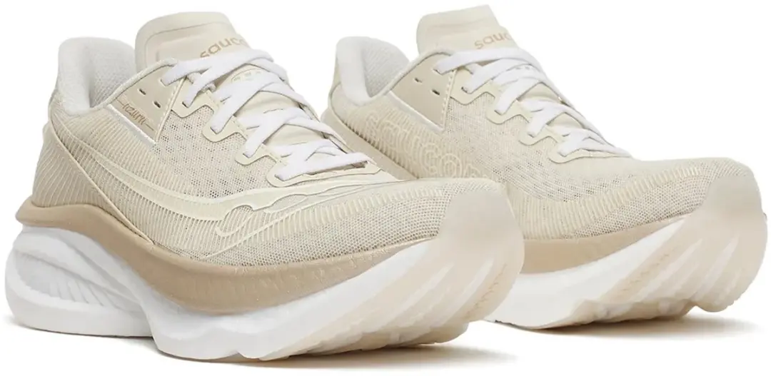 Saucony Endorphin Azura Dames Hardloopschoenen - Beige - afbeelding 2 van 4