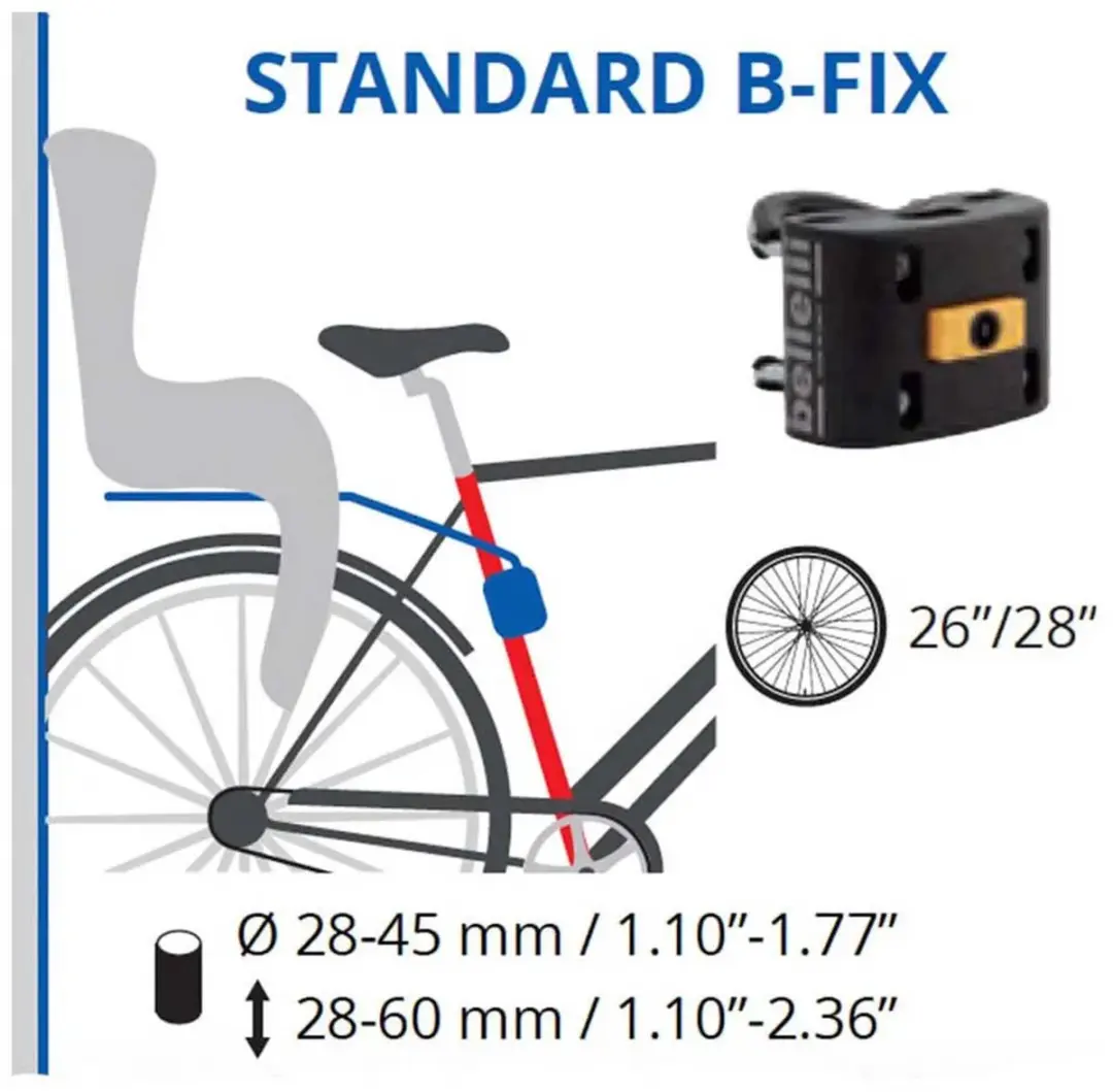 Bellelli B-Fix Frame Bevestigingssysteem - Zwart - afbeelding 6 van 6