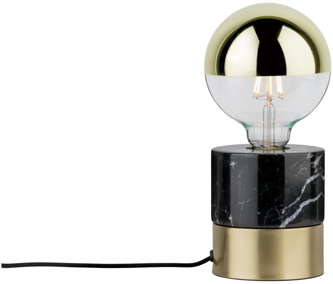 Paulmann Neordic Vala LED Tafellamp - Messing/Marmer - 11cm