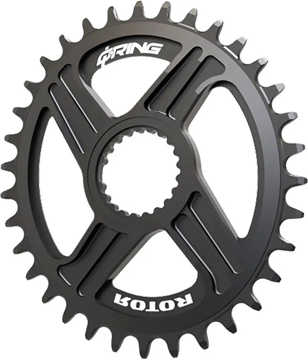 Rotor Qx1 Shimano Direct Mount Xt Oval Kettingblad Zwart 32t
