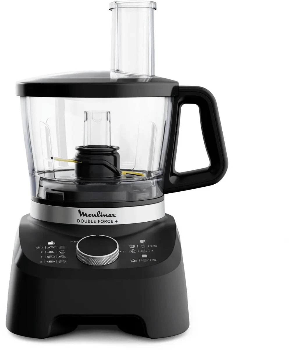Moulinex DoubleForce FP8318F0 Foodprocessor - Zwart - afbeelding 5 van 5