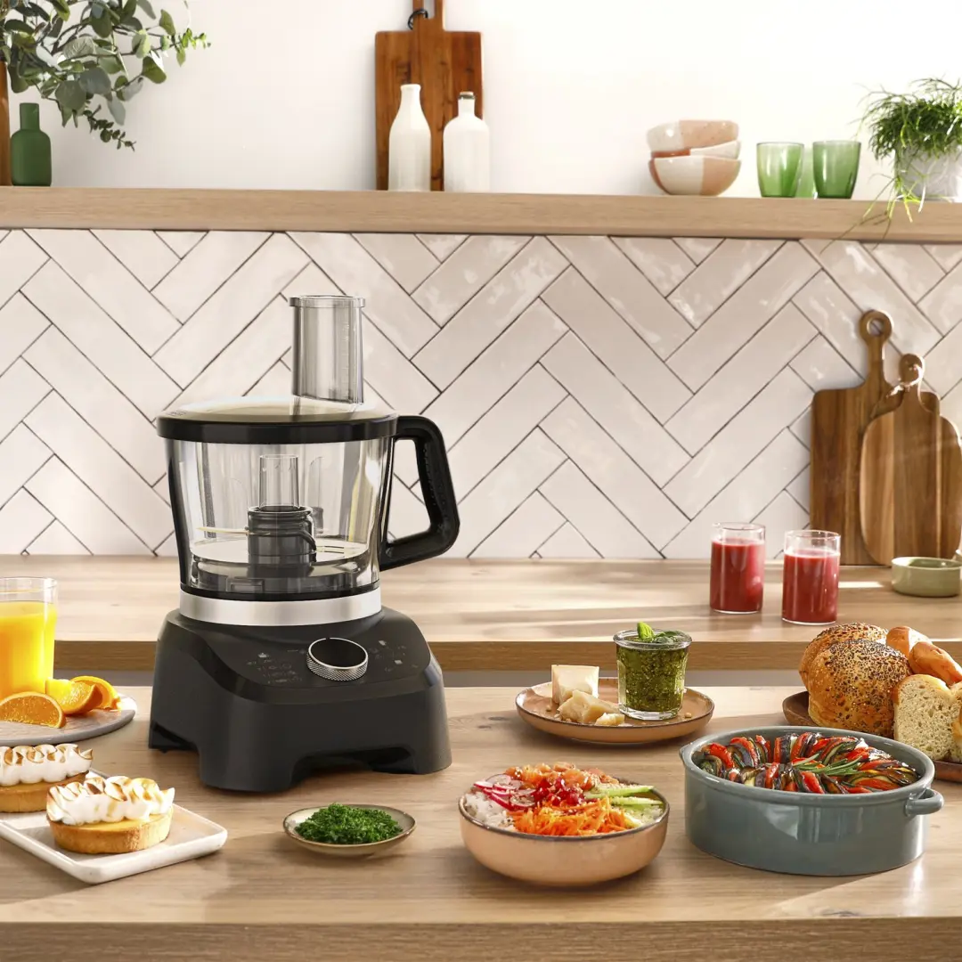 Moulinex DoubleForce FP8318F0 Foodprocessor - Zwart - afbeelding 3 van 5