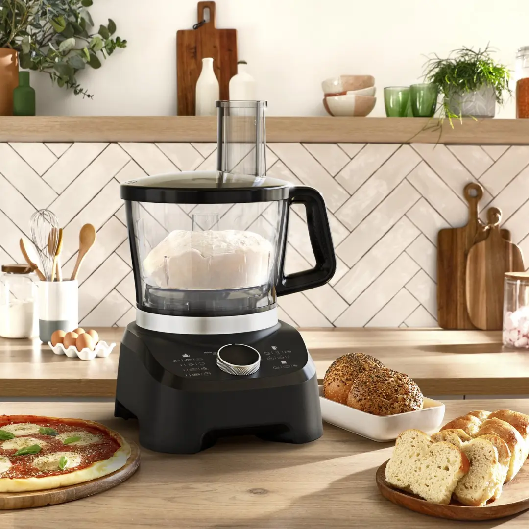 Moulinex DoubleForce FP8318F0 Foodprocessor - Zwart - afbeelding 2 van 5