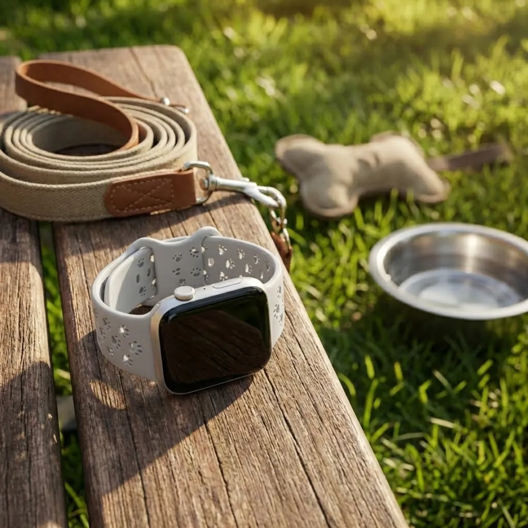 NUVEX Siliconen Horlogebandje Grijs - Apple Watch 42-49mm