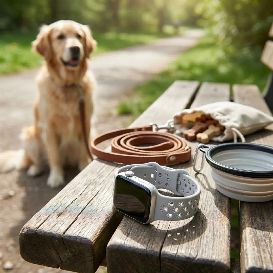 NUVEX Siliconen Horlogebandje Grijs - Apple Watch 42-49mm