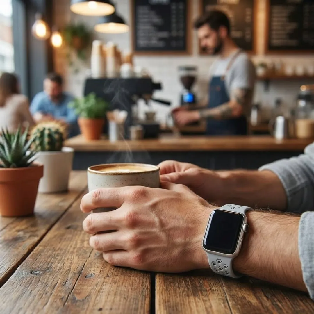 NUVEX Siliconen Horlogebandje Grijs - Apple Watch 42-49mm