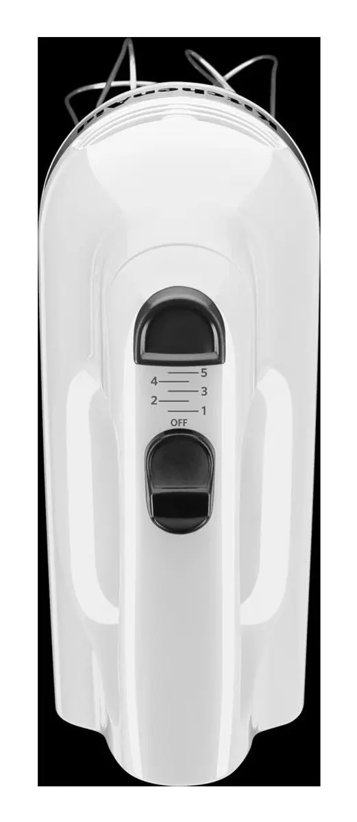 KitchenAid Klassieker 5KHM5110EWH Handmixer - 85W - Wit - afbeelding 4 van 5