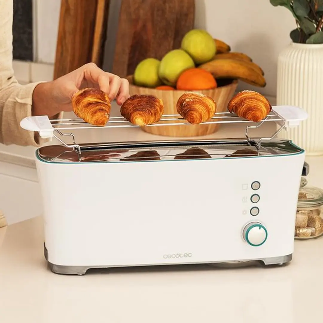 Cecotec Toast&Taste Extra W 7 2 snede(n) 1000 W Wit