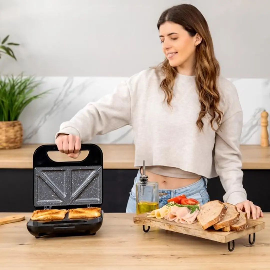 Cecotec Rock'nToast Classic+ 02963 Broodjesmaker - 800W - afbeelding 6 van 6