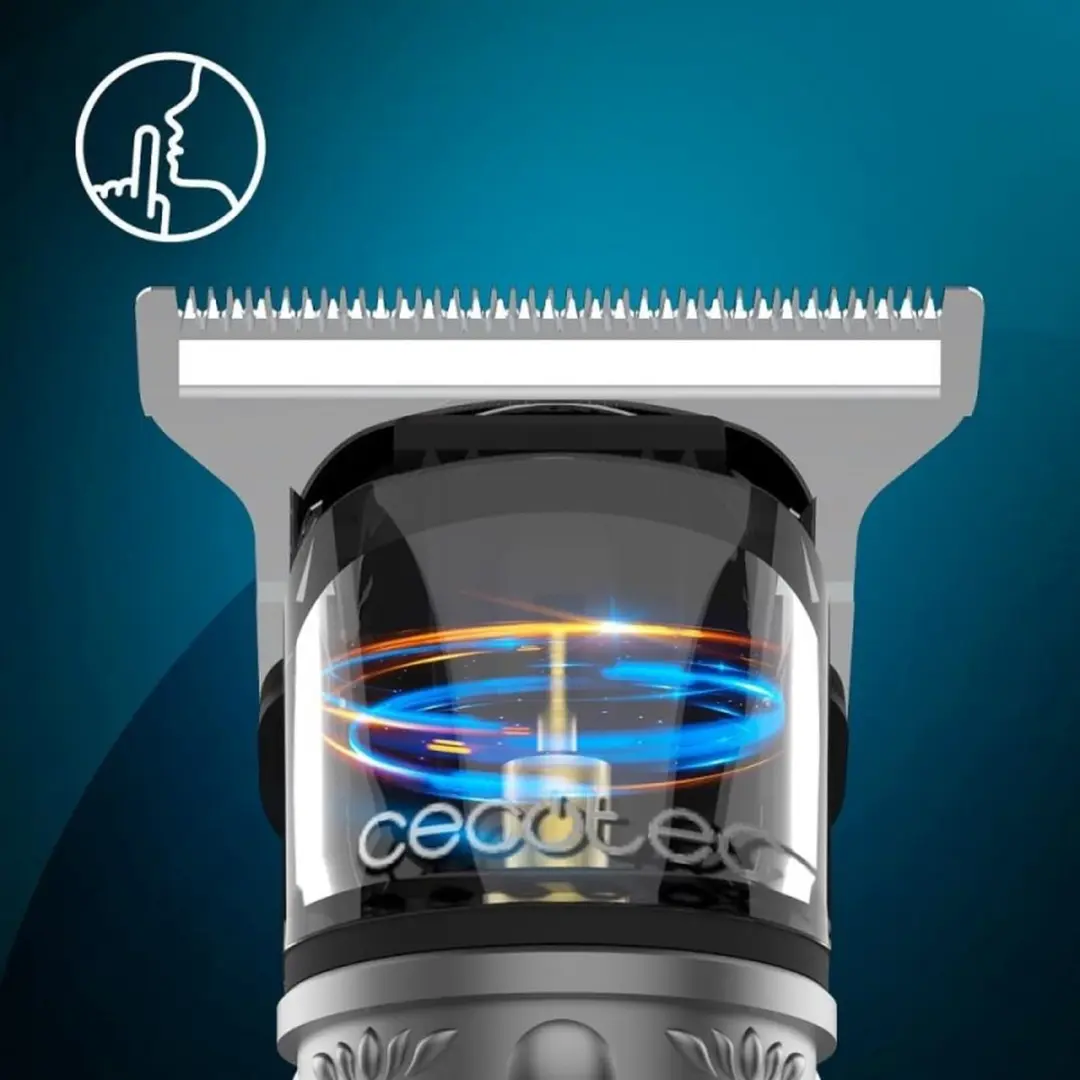 Cecotec 03380 Trimmer + Tondeuse - Zwart/Grijs - afbeelding 5 van 6