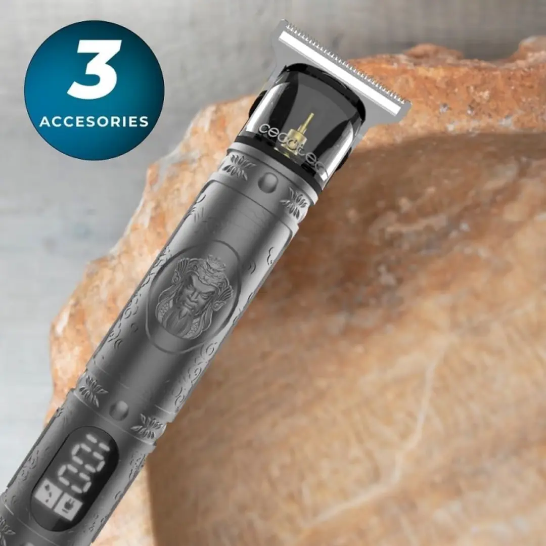 Cecotec 03380 Trimmer + Tondeuse - Zwart/Grijs - afbeelding 4 van 6
