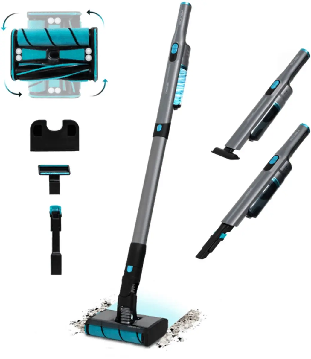 Cecotec Scoba 2100 Twice Verticale stofzuiger Batterij/Accu Droog Cyclonisch Zak