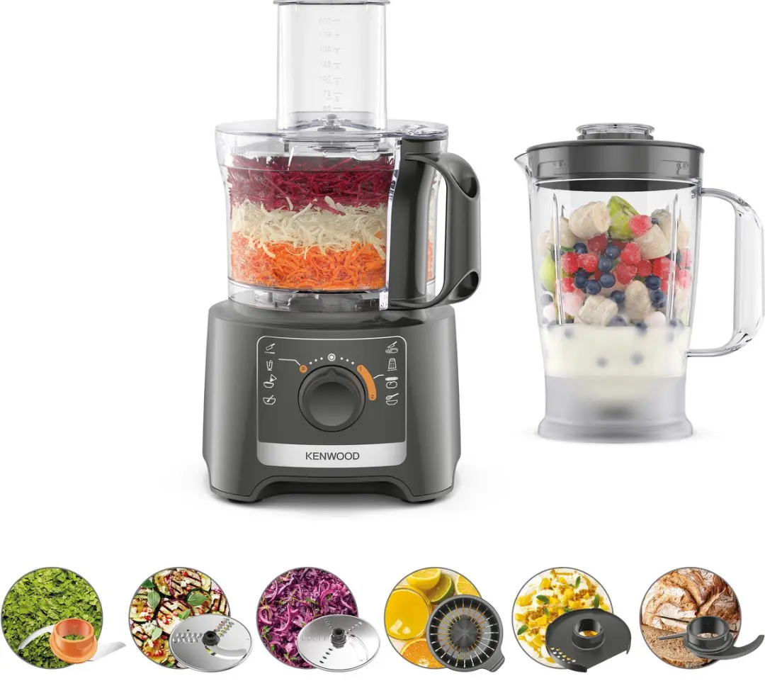 Kenwood MultiPro Compact FDP31.360GY Keukenmachine