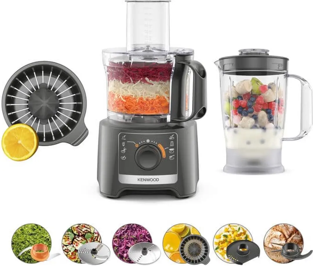 Kenwood MultiPro Compact FDP31.360GY Keukenmachine - 800W - afbeelding 3 van 6