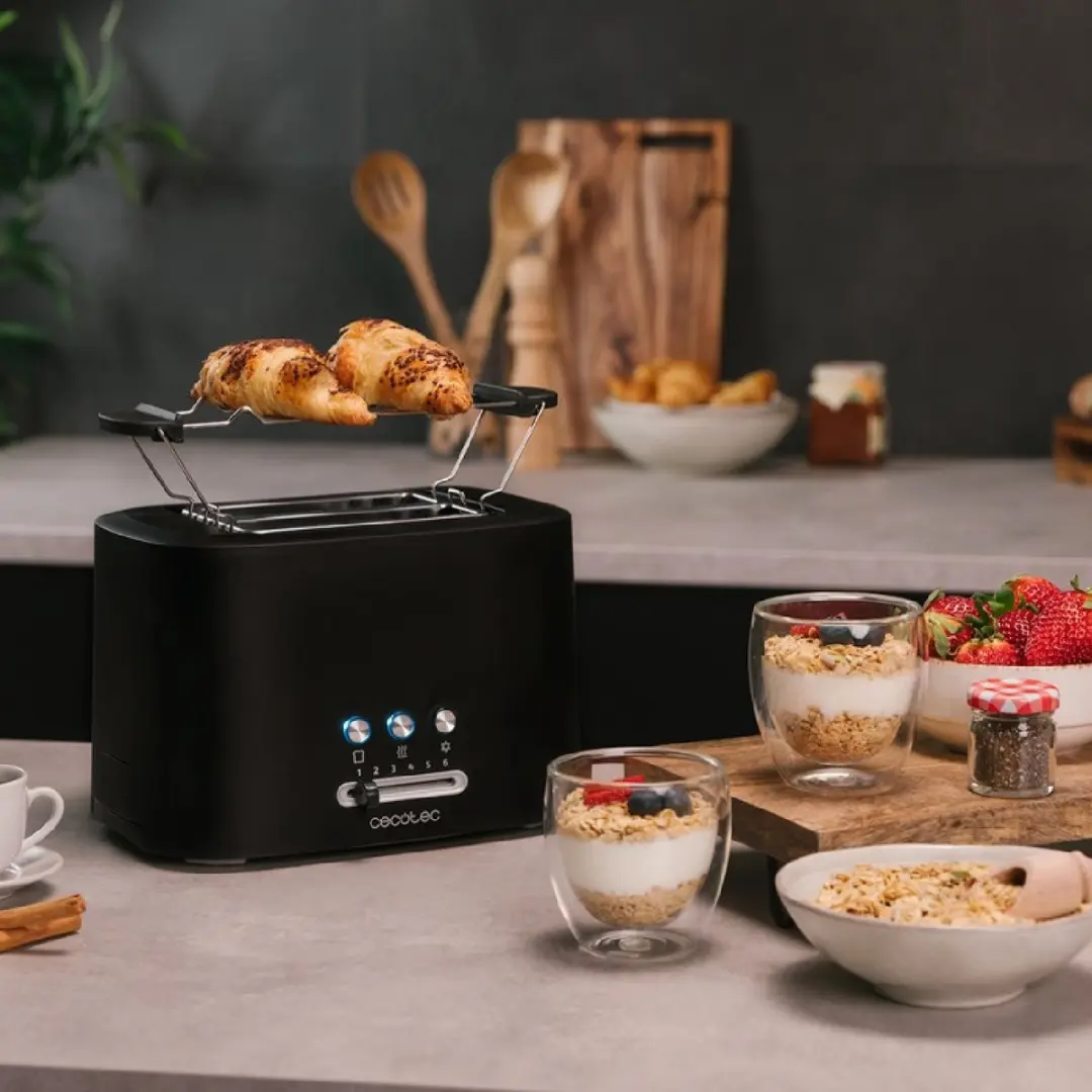 Cecotec Toast&Taste 9000 Double 03179 Broodrooster - Zwart - afbeelding 5 van 6