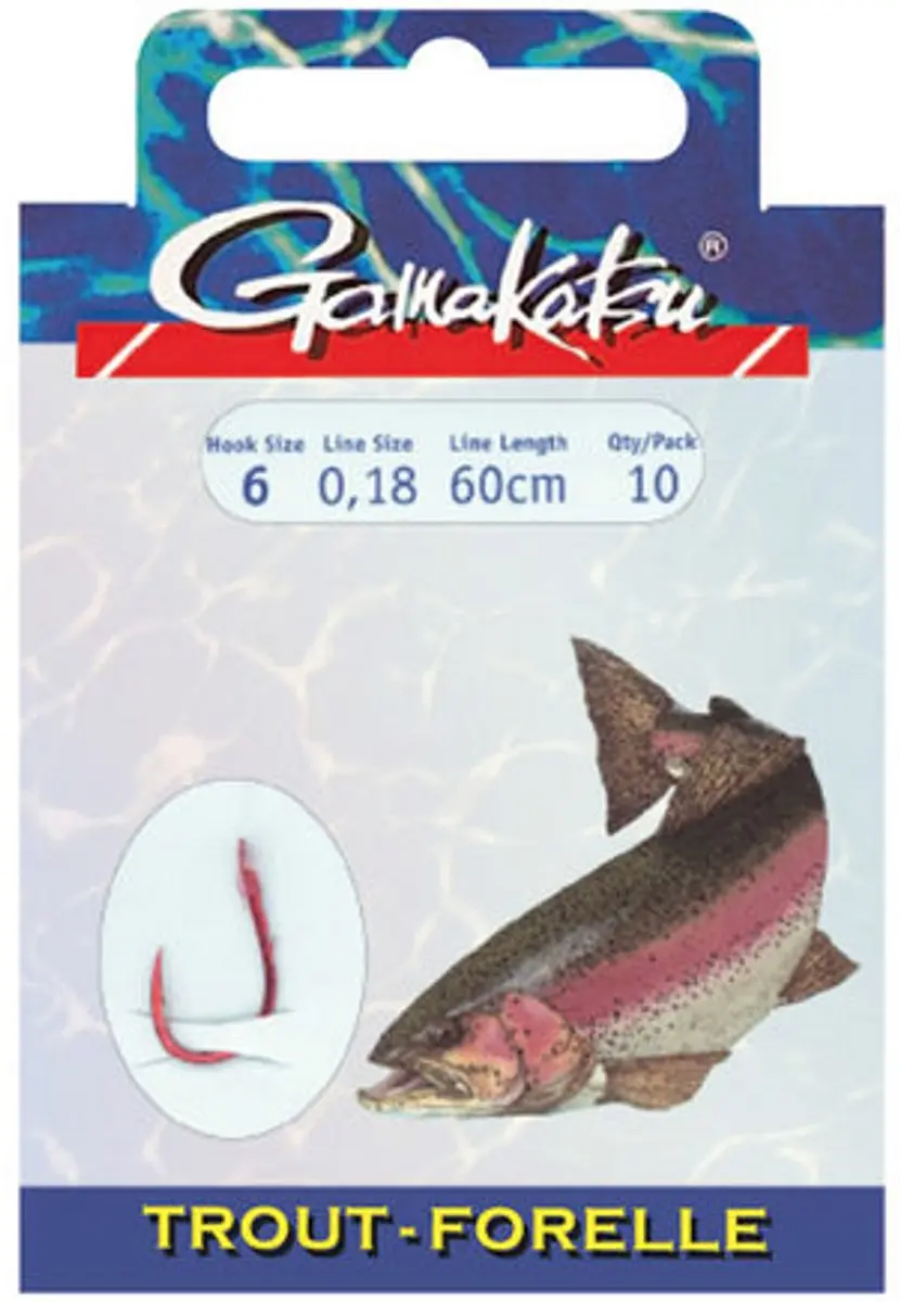 Gamakatsu 5330R Forel Haak - Maat 10 - 0.16 mm - 10 stuks - afbeelding 5 van 5