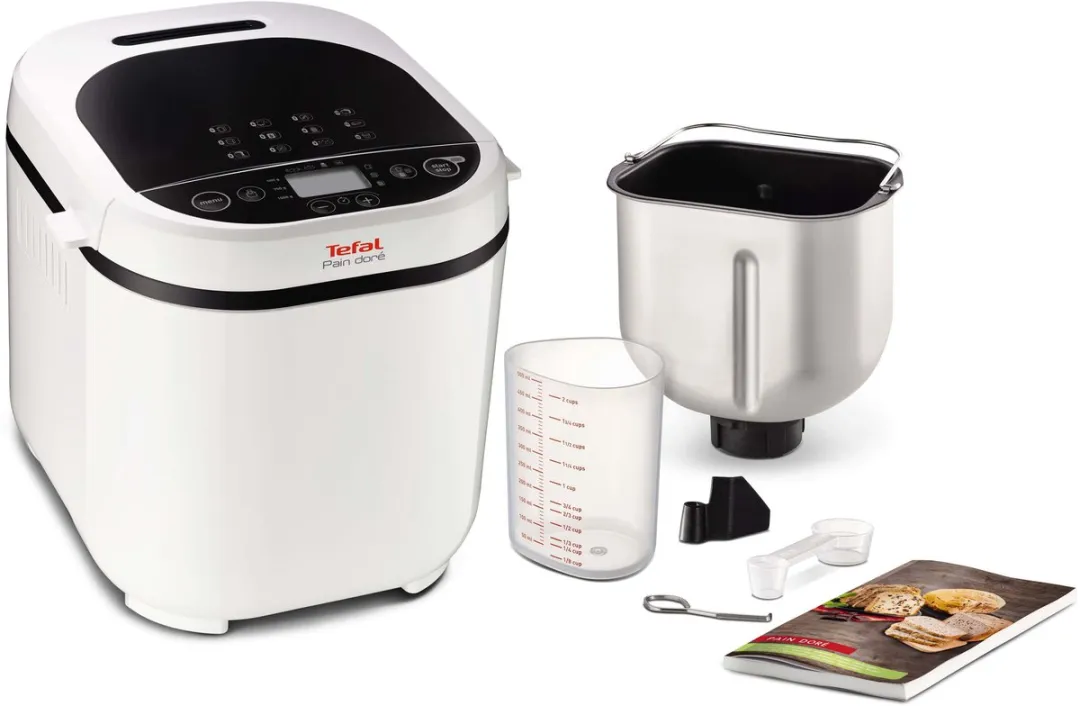 Tefal Pain Doré PF2101 Broodbakmachine - 12 Programma's - 1L - Wit