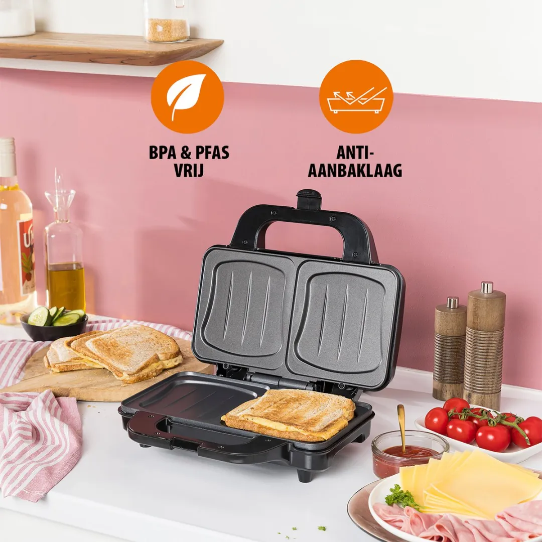 Tristar SA-3060 Tostiapparaat 900W - 2 Stuks - afbeelding 6 van 6