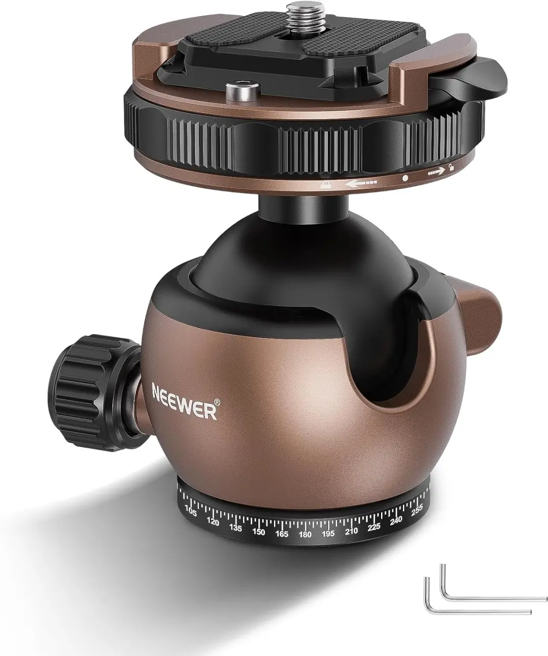 NEEWER GM32 Lage Profiel Balhoofd Statief Mount, 10kg Max.