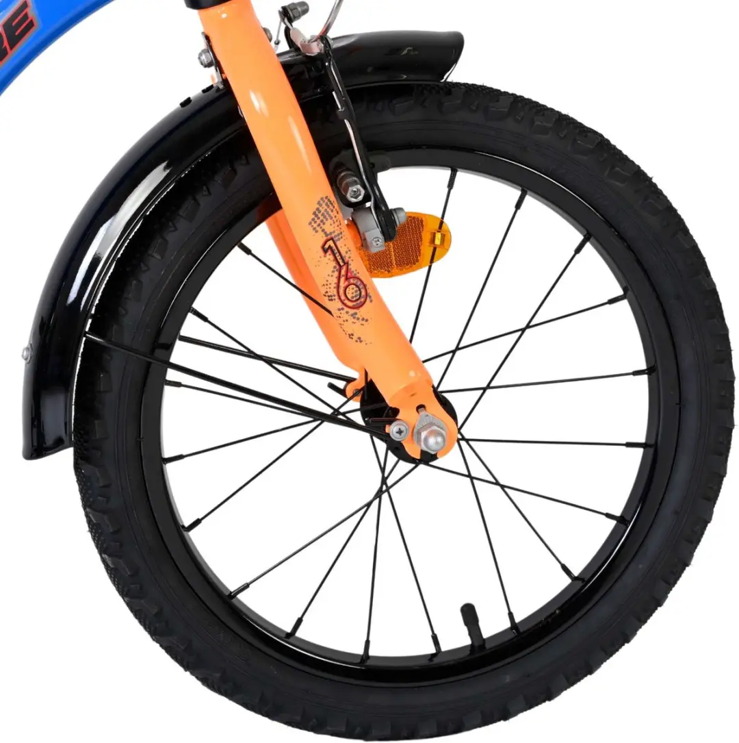 Volare Thombike Kinderfiets 16 inch - Jongens - Blauw/Oranje - afbeelding 6 van 6