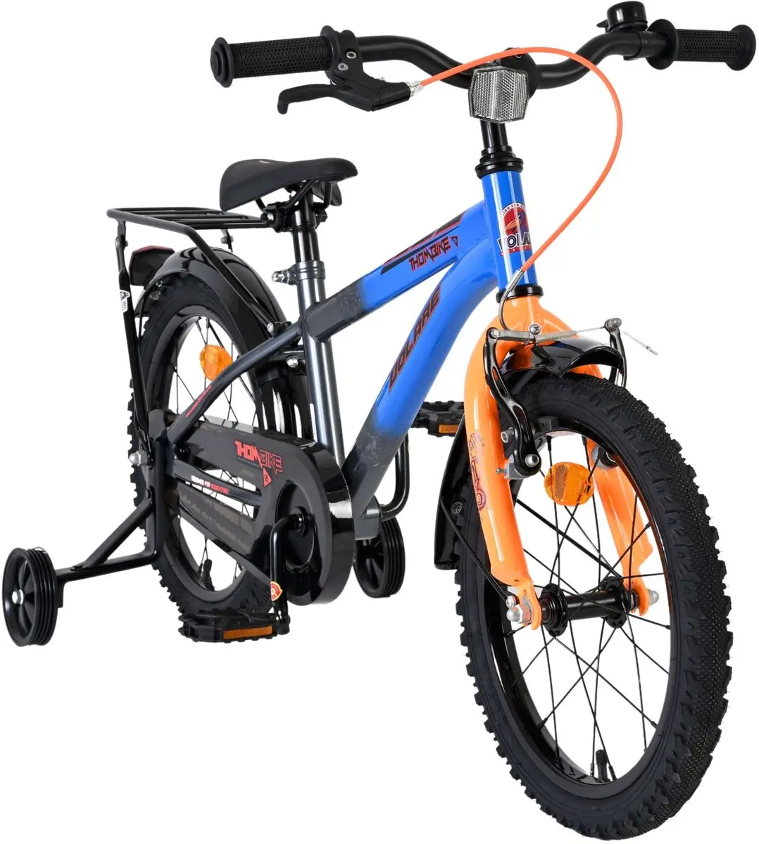 Volare Thombike Kinderfiets 16 inch - Jongens - Blauw/Oranje - afbeelding 4 van 6