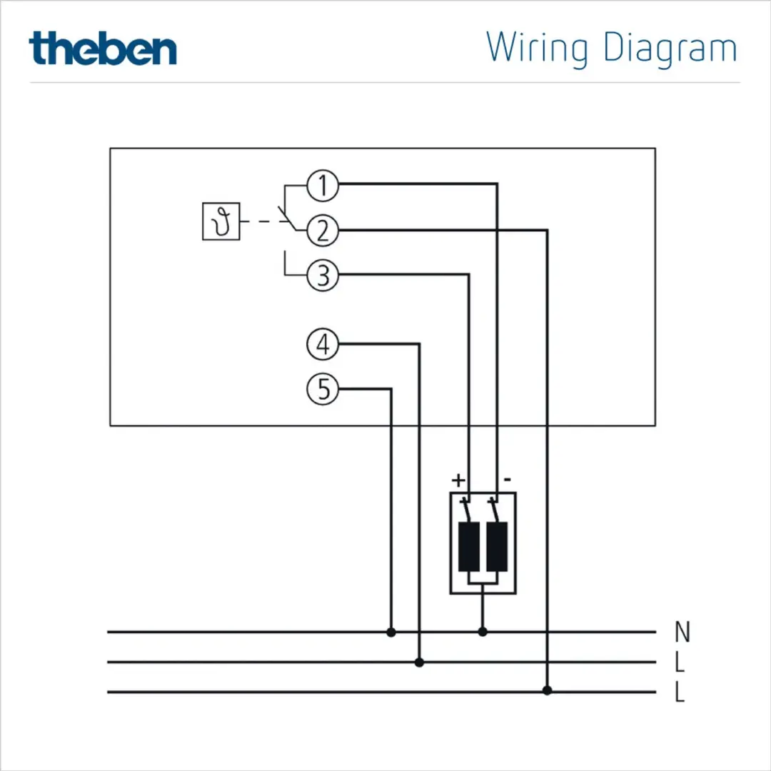 Theben Ramses 782 Thermostaat - Wit - afbeelding 4 van 5