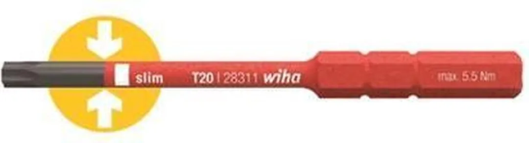 Wiha 2831-15 SoftFinish electric slimBit T15 - 5 Nm - afbeelding 6 van 6