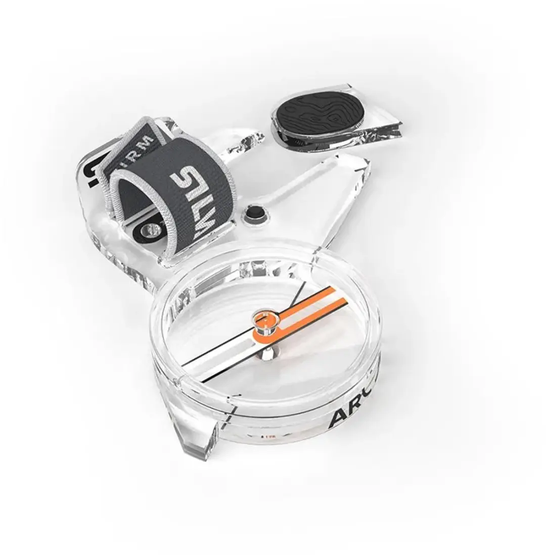 Silva Arc Jet Left Kompas Transparant - afbeelding 2 van 2
