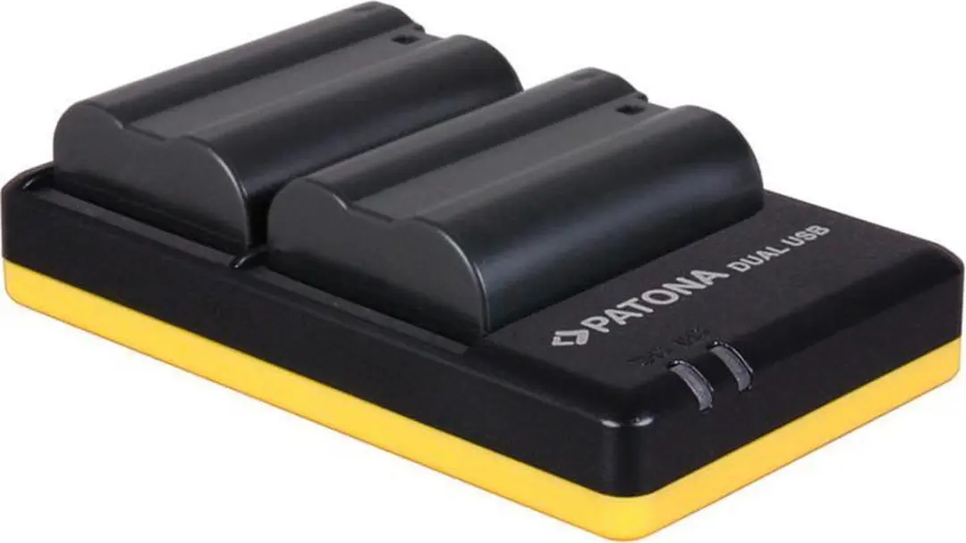 Patona USB Dual Quick Charger voor accu Panasonic VW-VBK180 - afbeelding 3 van 3