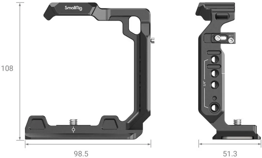 SmallRig 3639 Half Cage - o.a. Sony A7 IV/A7S III/A1/A7R IV - afbeelding 2 van 6