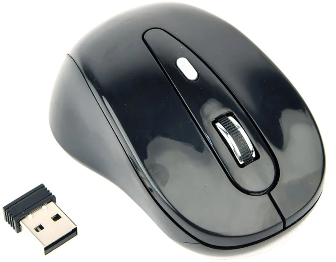Gembird MUSW-6B-01 Draadloze USB Muis 6 Knoppen - 800-1600 DPI - Zwart - afbeelding 6 van 6
