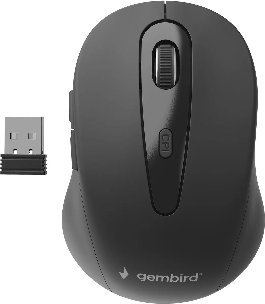 Gembird MUSW-6B-01 Draadloze USB Muis 6 Knoppen
