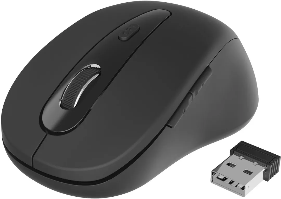 Gembird MUSW-6B-01 Draadloze USB Muis 6 Knoppen - 800-1600 DPI - Zwart