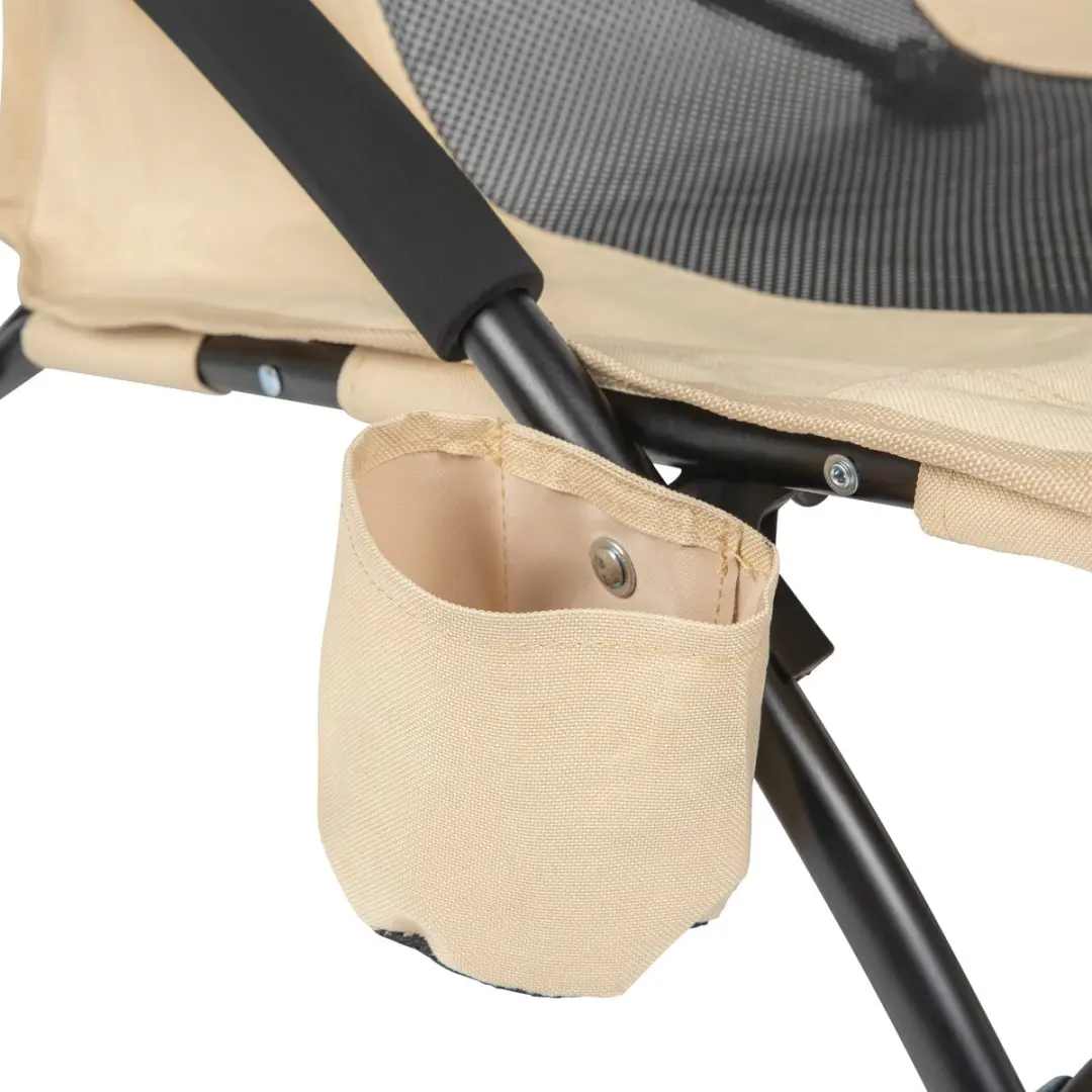 VirtuFit Opvouwbare Strandstoel - Beige - afbeelding 4 van 6