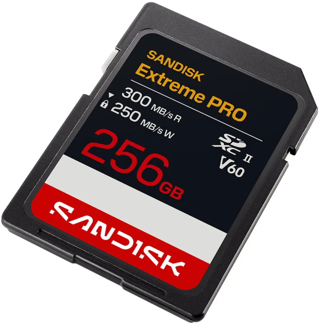SanDisk Extreme PRO SDSDXEM-256G-GN4IN SDXC Geheugenkaart - Zwart - afbeelding 3 van 4