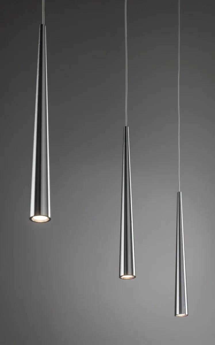 Paulmann LED Hanglamp Gutta 3x520lm - 2700K - Alu geborsteld - afbeelding 4 van 6