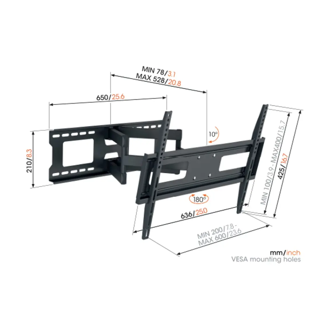 Vogel's MA4040 TV-beugel - 40-77 inch - max 35kg - afbeelding 6 van 6