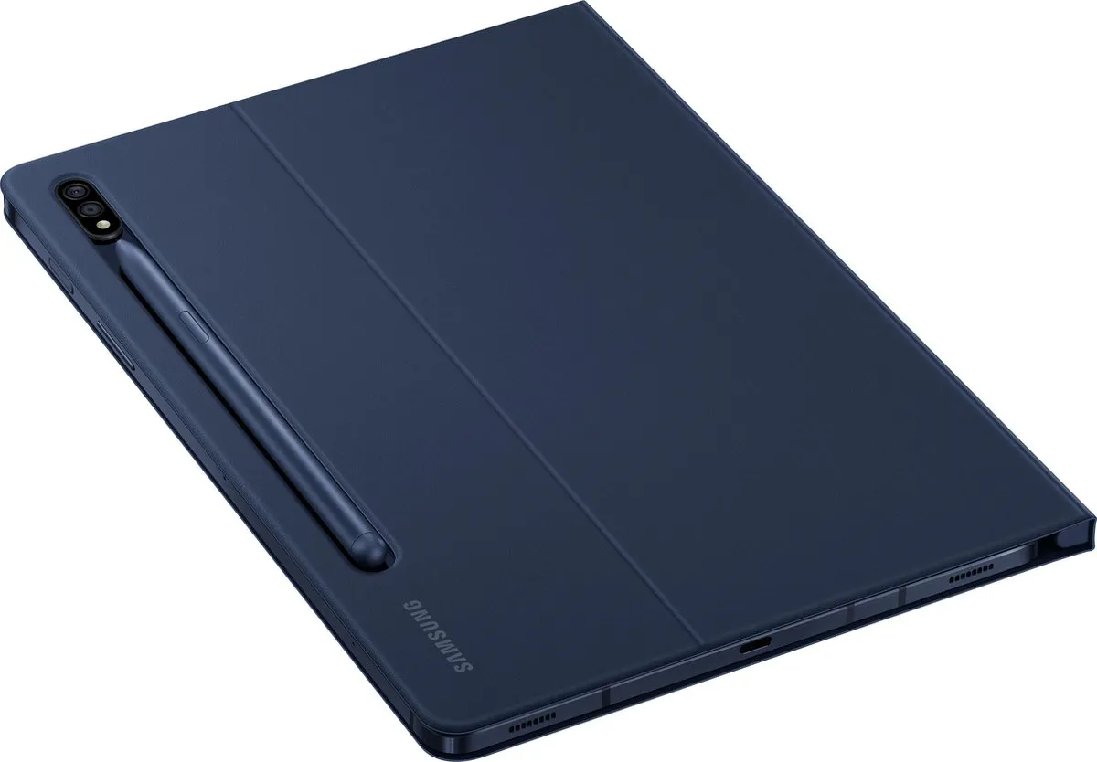 Samsung - Book Cover - Galaxy Tab S7 - Denim Blue